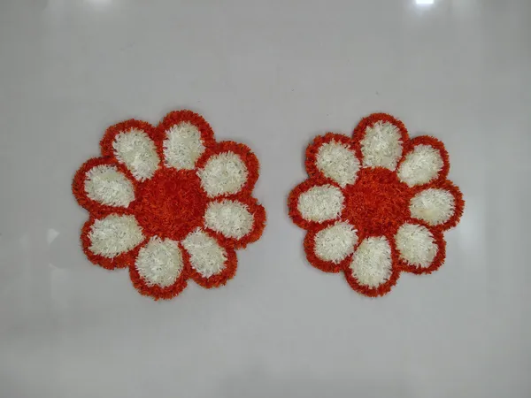 Off_White_And_Orange_Premium_Woolen_Diya_Aasan_Small_Pack_Of_4