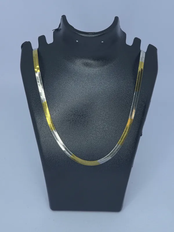 Gold_And_Silver_Two_Tone_Chain_Necklace_For_Women