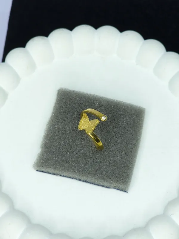 Gold_Tone_Butterfly_Adjustable_Ring_For_Women