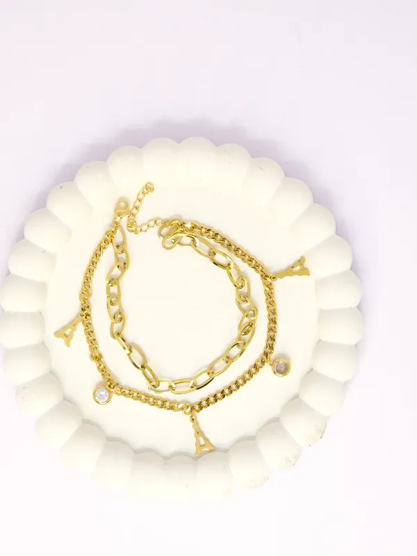 Gold_Tone_Layered_Charm_Anklet_For_Women