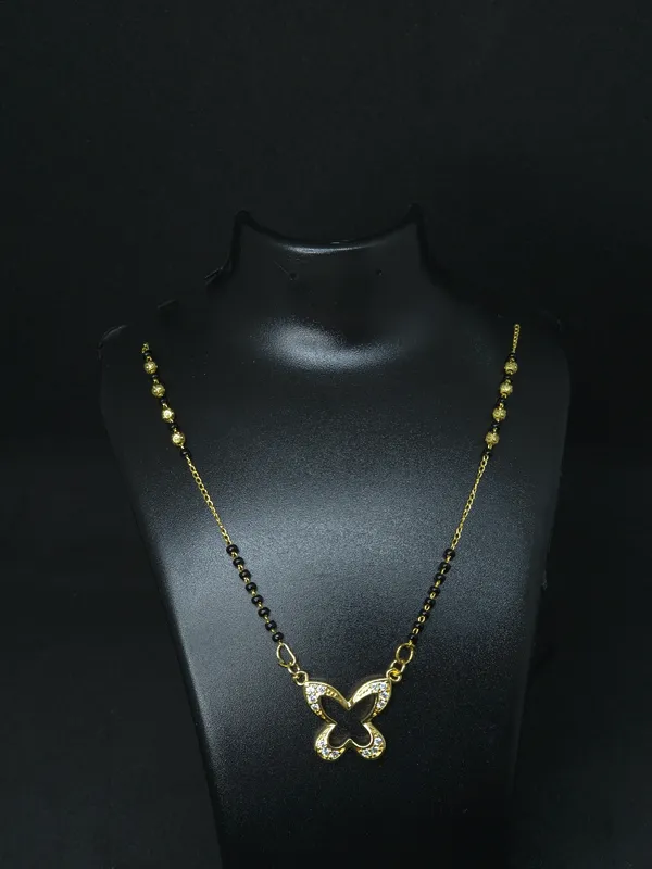 Gold_Tone_Butterfly_Mangalsutra_Necklace_For_Women