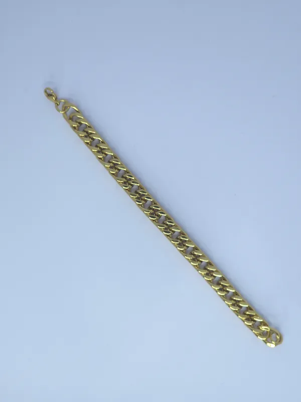 Gold_Tone_Cuban_Link_Bracelet_For_Women