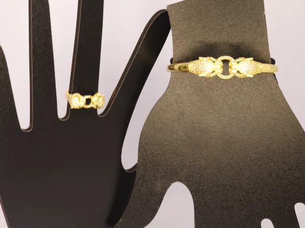 Gold_Tone_Embellished_Bracelet_For_Women