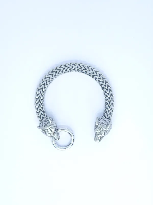 Silver_Metal_Wolf_Head_Chain_Bracelet_For_Men