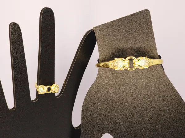 Gold_Tone_Embellished_Bracelet_For_Women