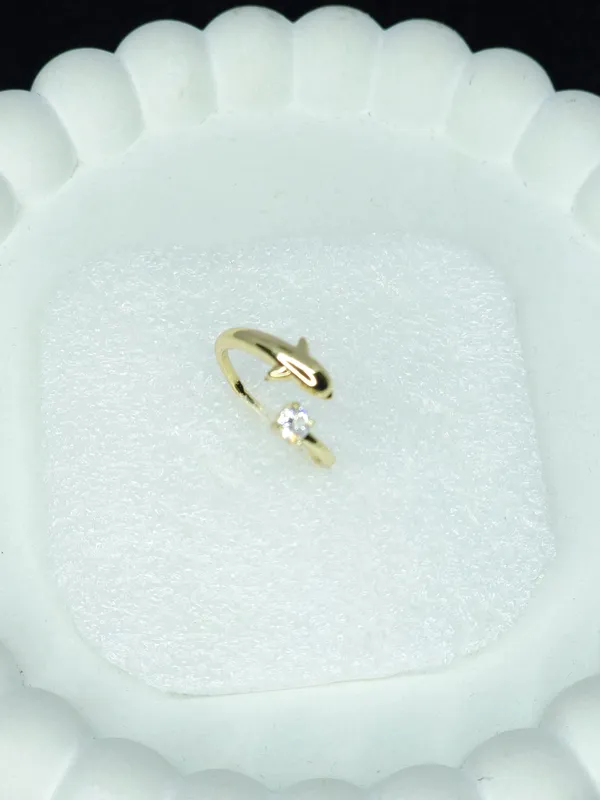 Gold_Tone_Adjustable_Snake_Ring_For_Women