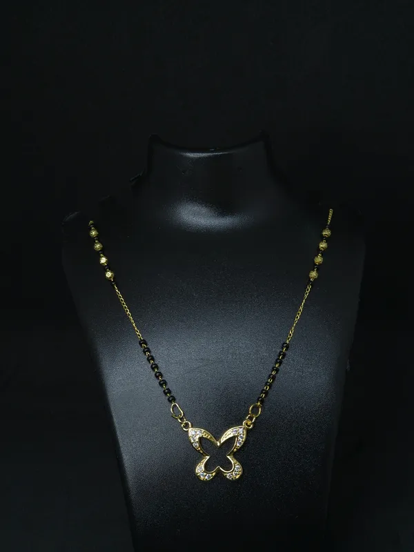 Gold_Tone_Butterfly_Mangalsutra_Necklace_For_Women