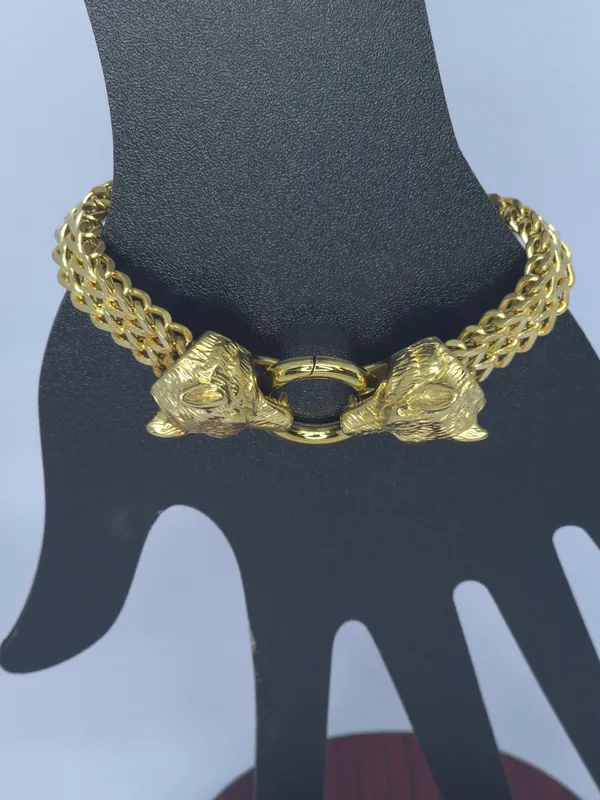 Gold_Tone_Dragon_Cuff_Bracelet_For_Adults