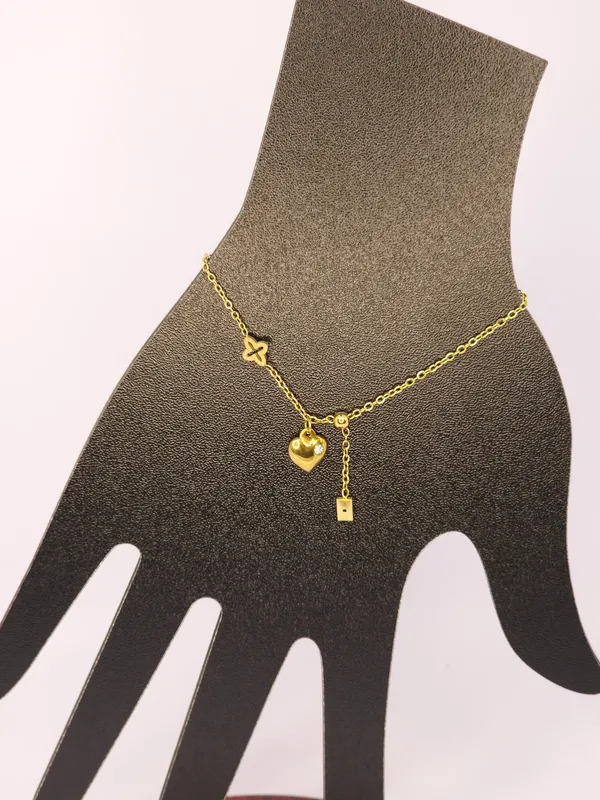 Gold_Tone_Charm_Bracelet_For_Women