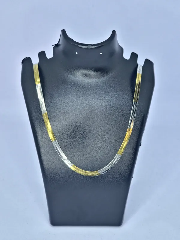 Gold_And_Silver_Two_Tone_Chain_Necklace_For_Women