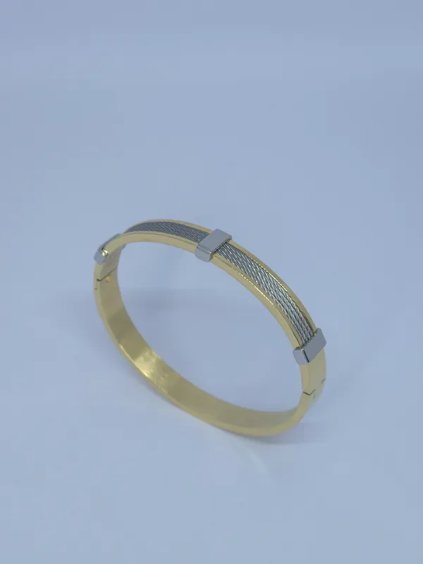 Gold_And_Silver_Metal_Bracelet_For_Women