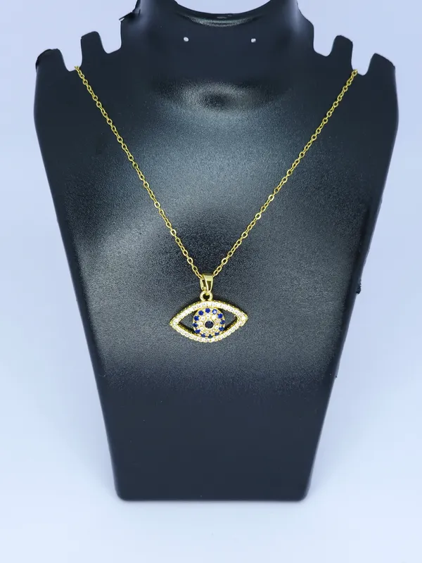 Gold-Tone_Blue_Evil_Eye_Pendant_Necklace_For_Women