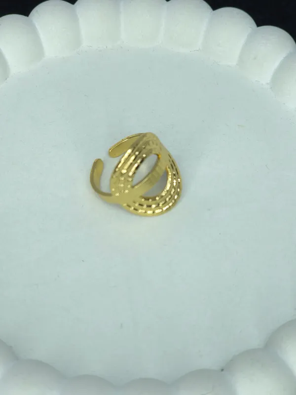 Gold_Tone_Layered_Open_Ring_For_Women