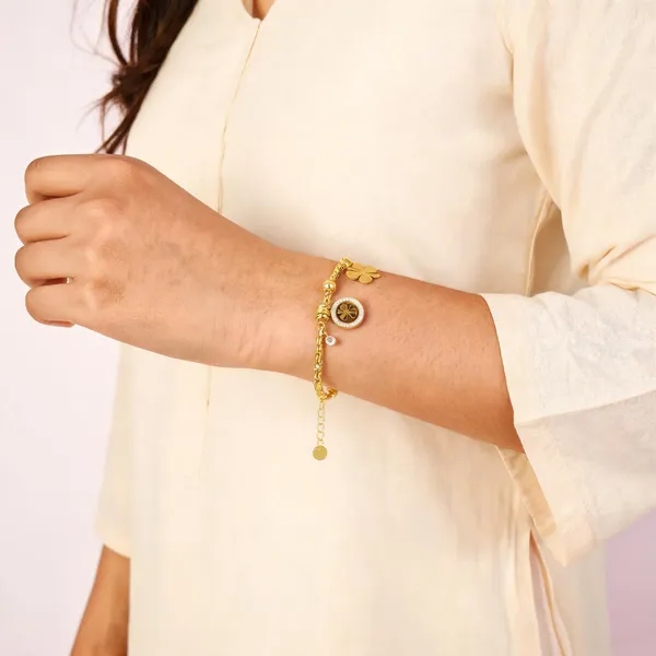 Gold_Tone_Charm_Bracelet_For_Women