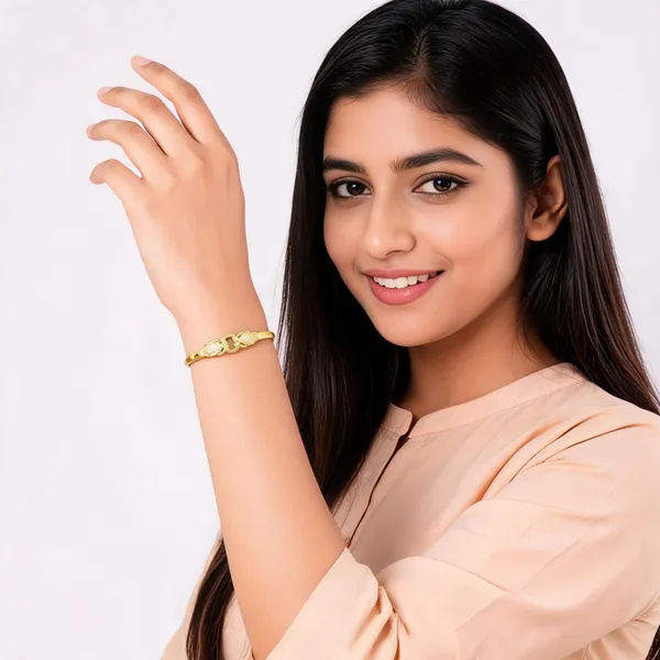 Gold_Tone_Embellished_Bracelet_For_Women