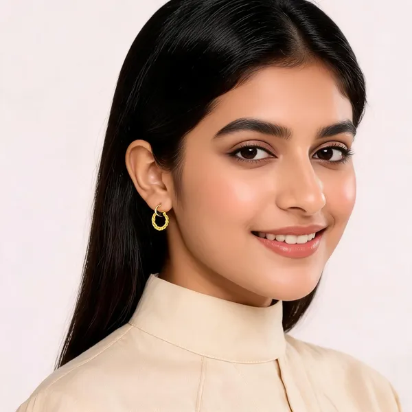 Gold-Tone_Crescent_Hoop_Earrings_For_Women