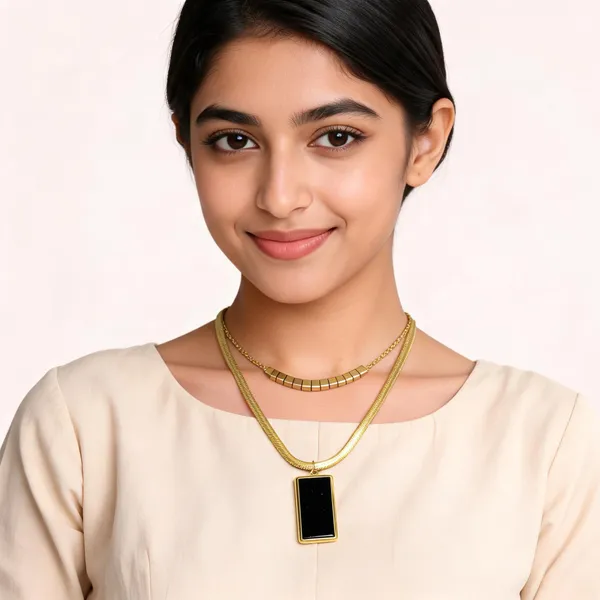 Gold-Toned_Layered_Pendant_Necklace_For_Women