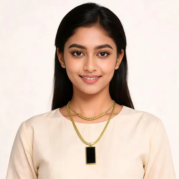 Gold-Toned_Layered_Pendant_Necklace_For_Women