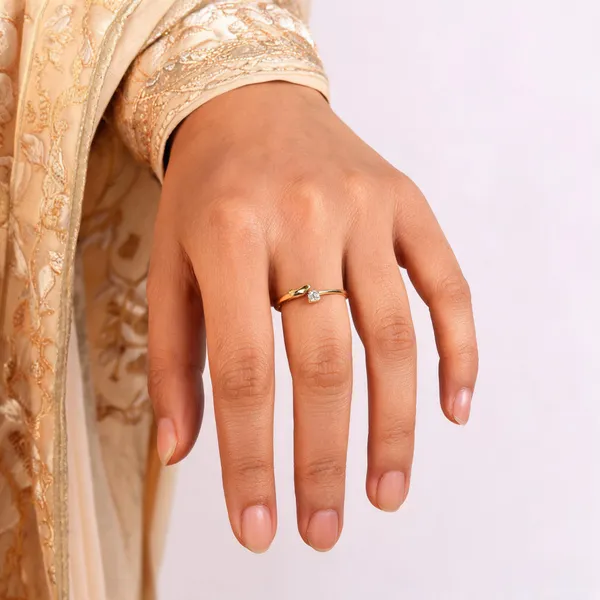 Gold_Tone_Adjustable_Snake_Ring_For_Women