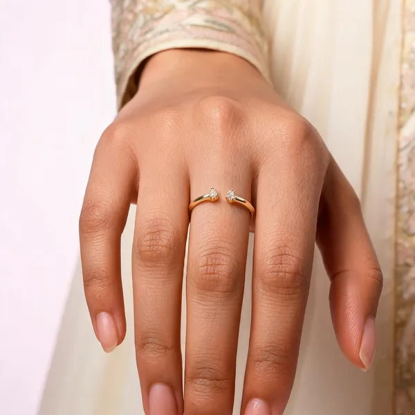 Gold_Tone_Clear_Crystal_Adjustable_Open_Band_Ring_For_Women
