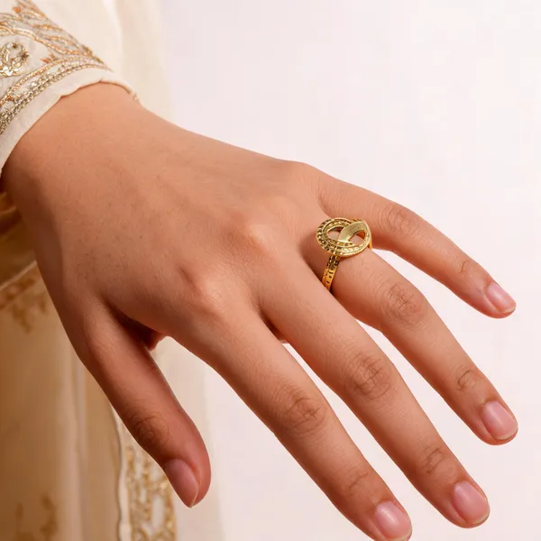 Gold_Tone_Layered_Open_Ring_For_Women