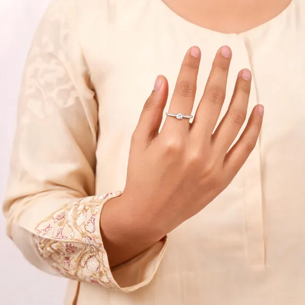 Silver_Tone_Clear_Stone_Studded_Band_Ring_For_Women