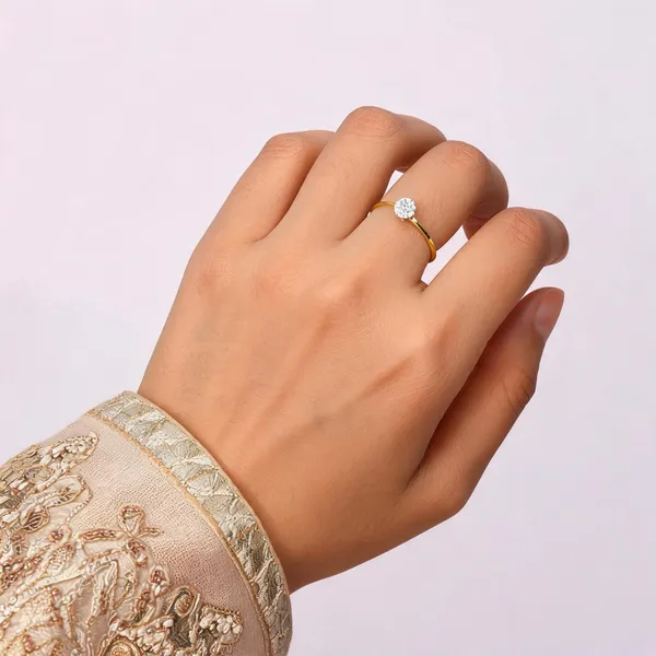 Gold_Tone_Hoop_Nose_Ring_With_Clear_Stone_For_Women