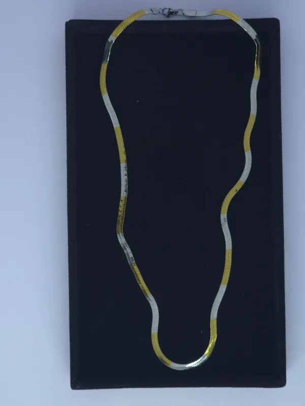 Gold_And_Silver_Two_Tone_Chain_Necklace_For_Women