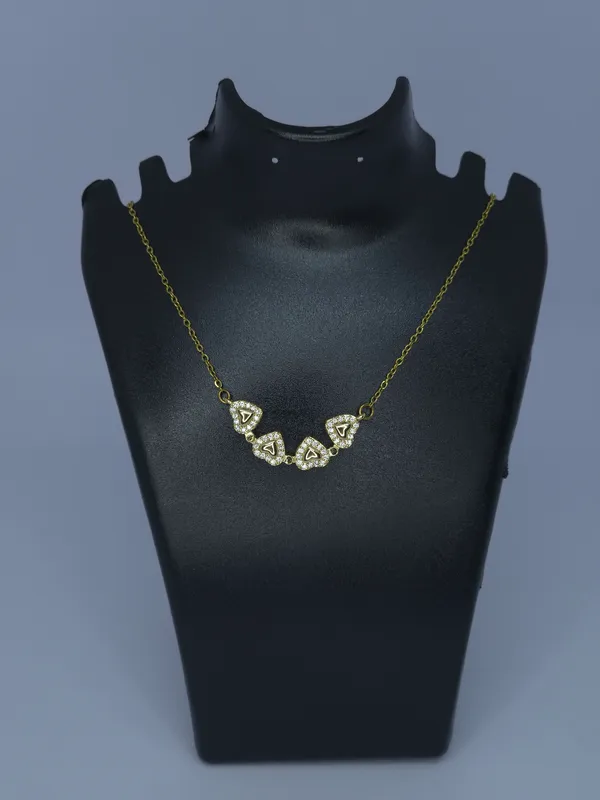 Gold_Tone_Geometric_Necklace_For_Women