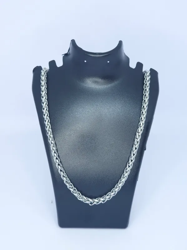 Silver_Tone_Chain_Necklace_For_Men