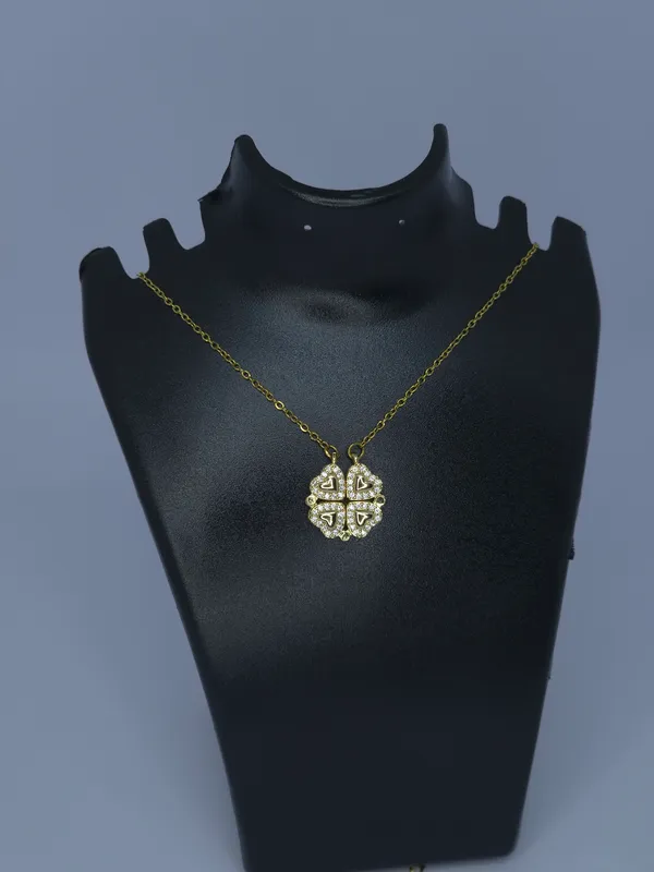 Gold_Tone_Geometric_Necklace_For_Women
