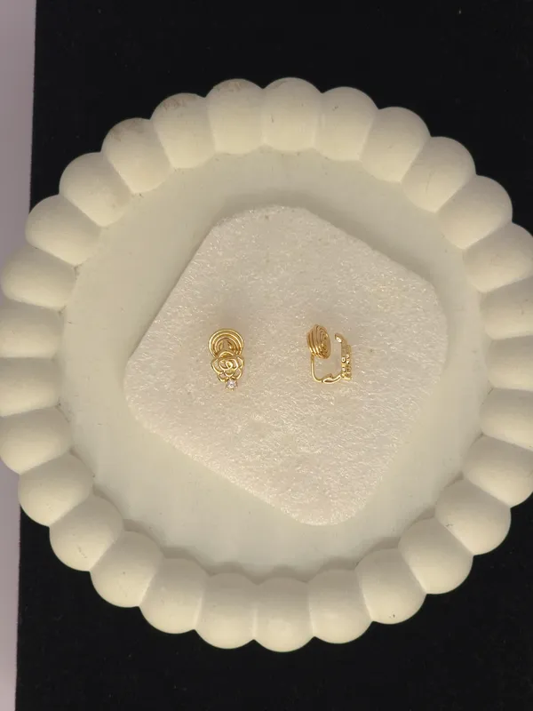 Gold_Tone_Loop_Drop_Earrings_For_Women