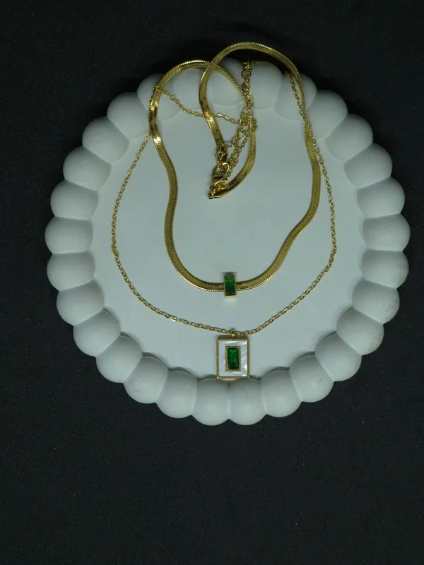 Gold_Tone_Layered_Necklace_Set_For_Women