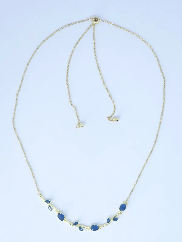 Blue_Gold-Tone_Stone_Necklace_For_Women