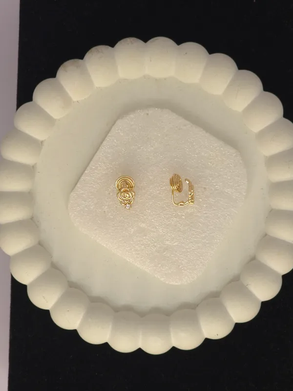 Gold_Tone_Loop_Drop_Earrings_For_Women