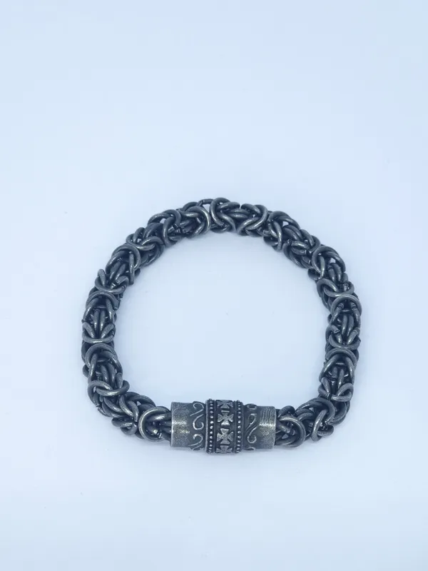 Oxidized_Silver_Chain_Bracelet_For_Women