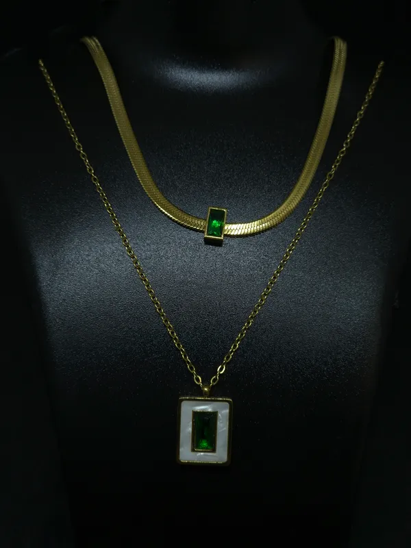 Gold_Tone_Layered_Necklace_Set_For_Women