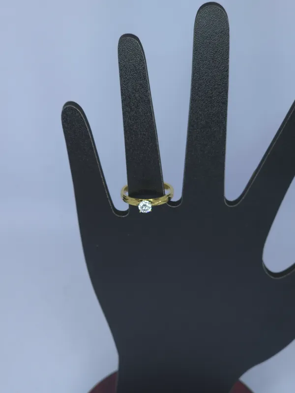 Gold_Tone_Clear_Solitaire_Stone_Band_Ring_For_Women