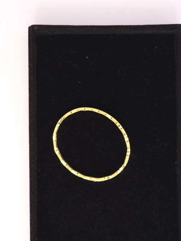 Gold_Tone_Steel_Wavy_Layered_Slim_Bangle_For_Women