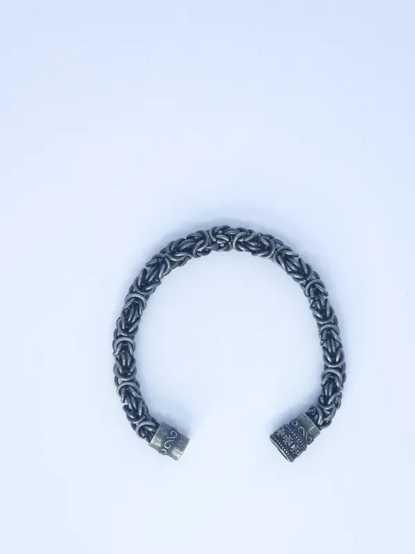 Oxidized_Silver_Chain_Bracelet_For_Women