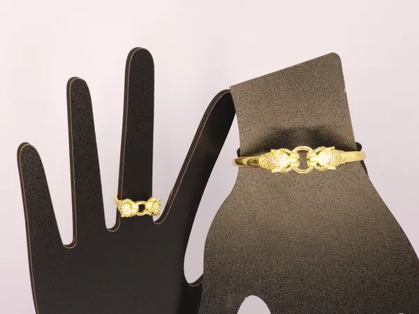 Gold_Tone_Embellished_Bracelet_For_Women