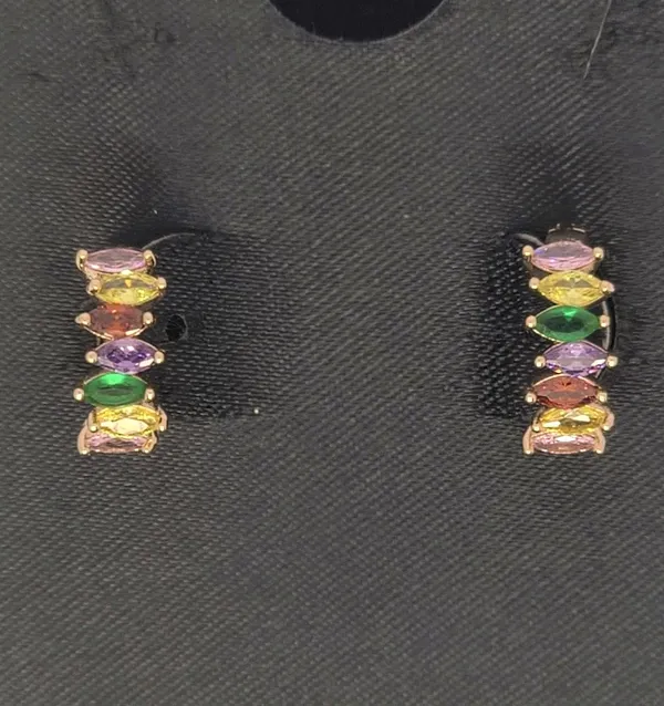 Gold_Tone_Multicolor_Stone_Drop_Earrings_For_Women