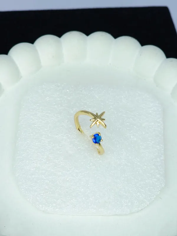 Gold-Toned_Star_Design_Nose_Ring_For_Women