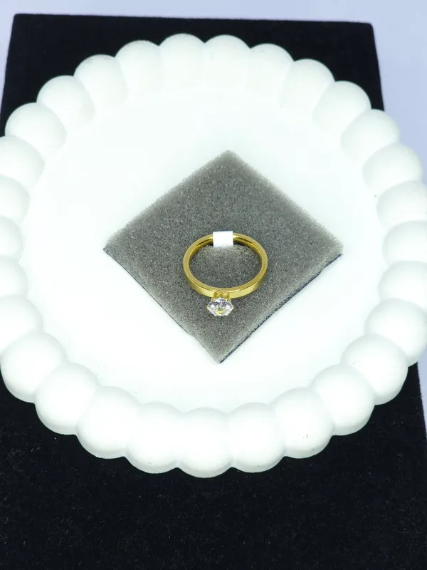 Gold_Tone_Single_Crystal_Accent_Slim_Band_Ring_For_Women