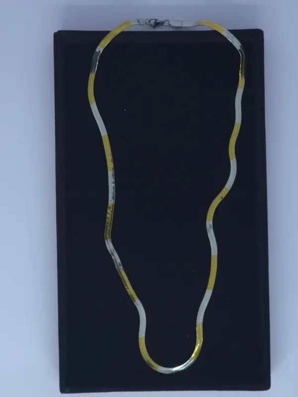 Gold_And_Silver_Two_Tone_Chain_Necklace_For_Women