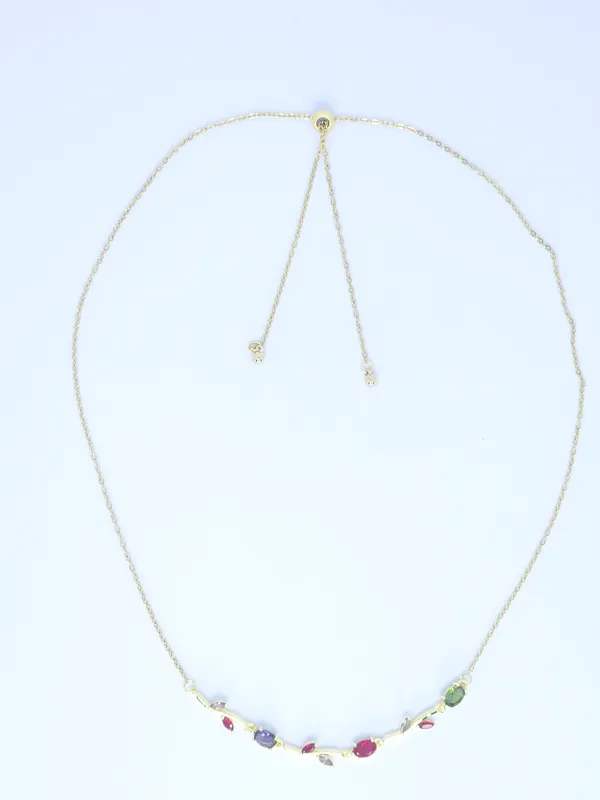 Gold_Tone_Multicolor_Stone_Necklace_For_Women