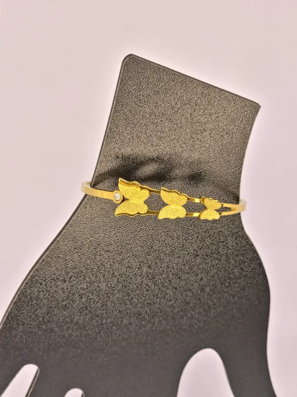 Gold_Tone_Butterfly_Bracelet_For_Women