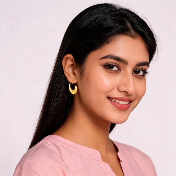 Gold_Tone_Steel_Crescent_Open_Hoop_Earrings_For_Women