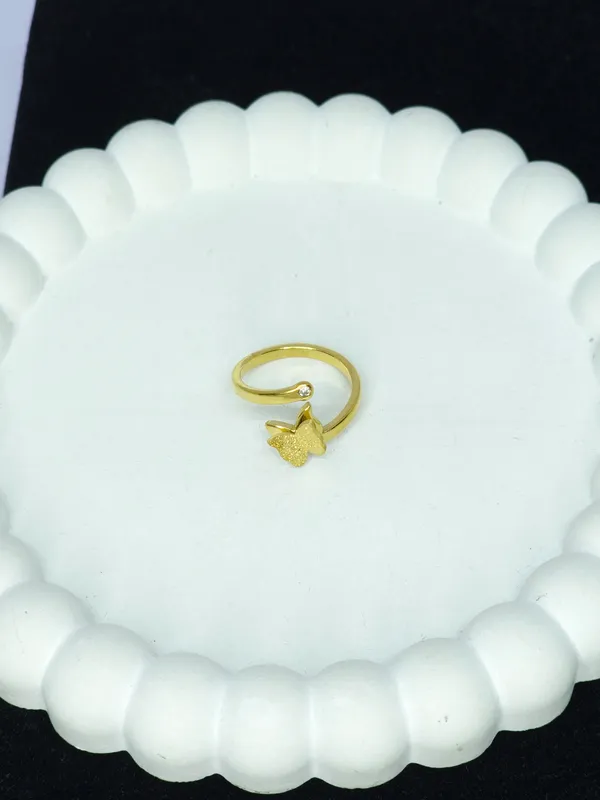 Gold_Tone_Butterfly_Adjustable_Ring_For_Women