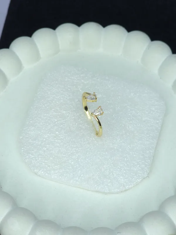 Gold_Tone_Clear_Crystal_Adjustable_Open_Band_Ring_For_Women
